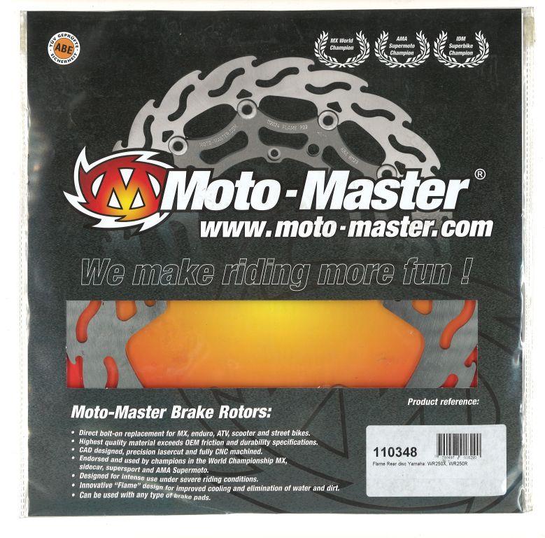 DISC BRAKE REAR WR250 X, R, MOTO-MASTER 110348 YAMAHA, 3D7-2582W-01-00, 3D7-2582W-00 thumbnail 2