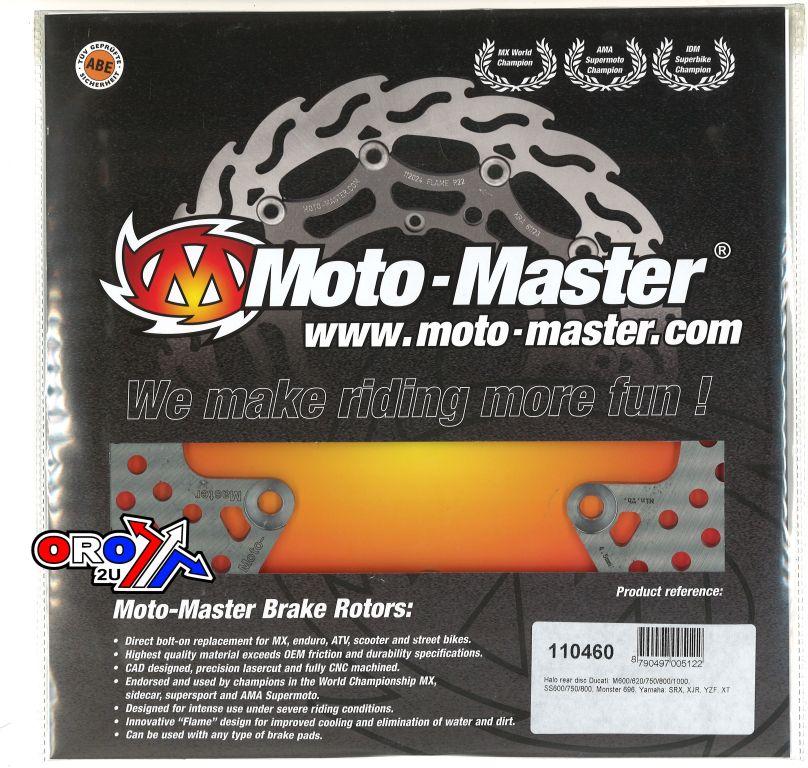 DISC BRAKE REAR YAMAHA, MOTO-MASTER 110460 ROAD, 40-176.HALO SXR, XT, XJR thumbnail 2