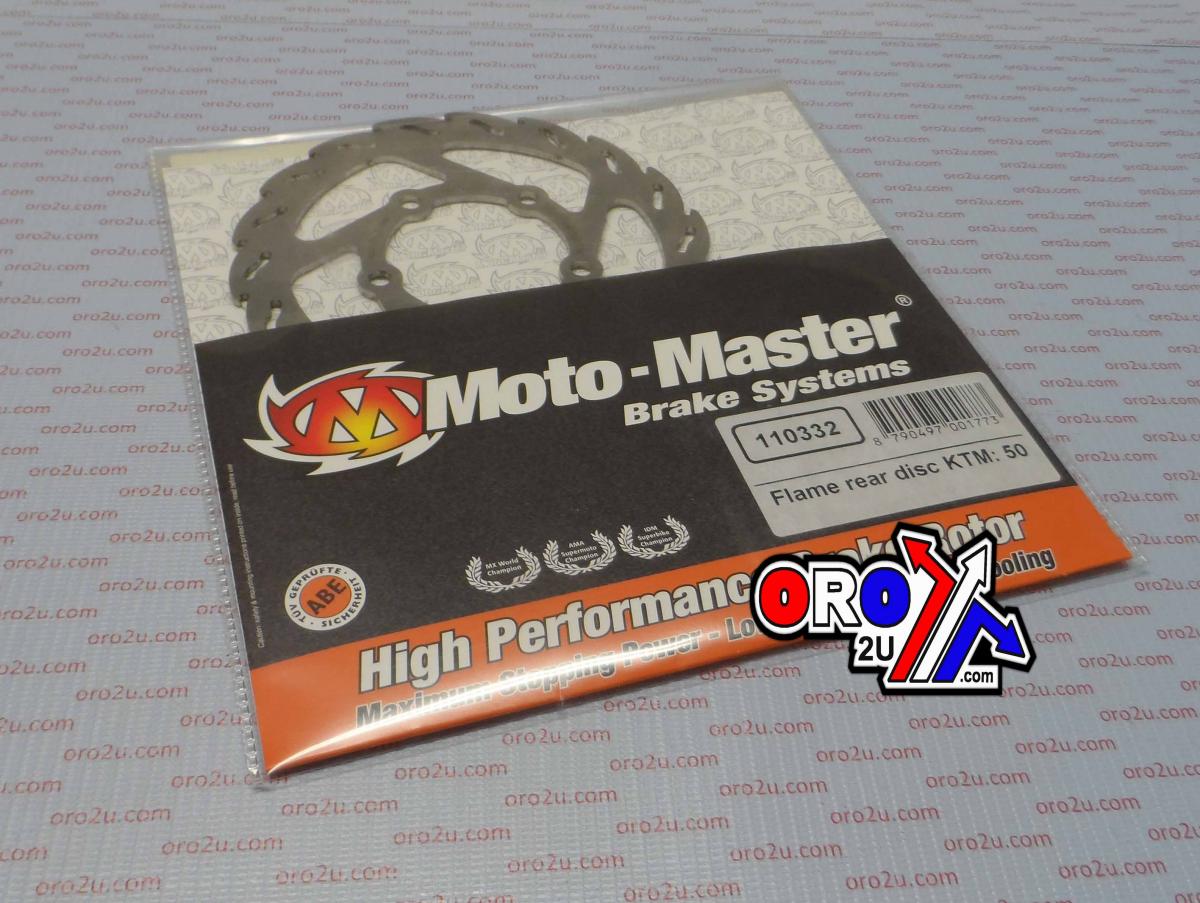 DISC BRAKE REAR KTM50SX FLAME, MOTO-MASTER 110332 image 1