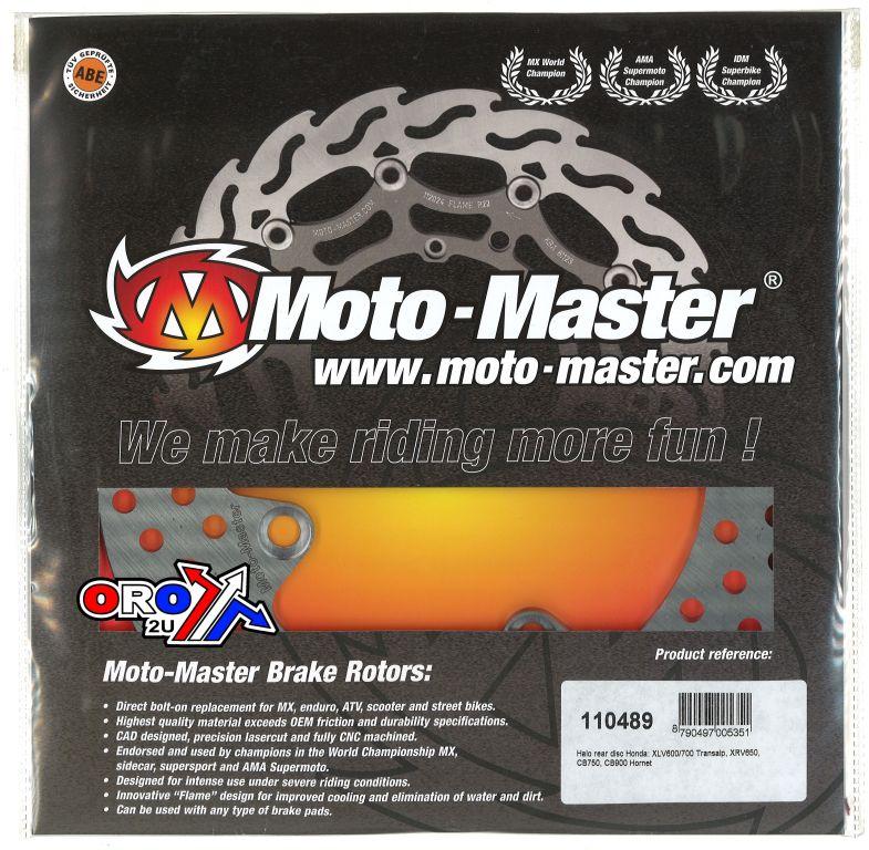 DISC BRAKE REAR HALO CB500, MOTO-MASTER 110489 HONDA thumbnail 2