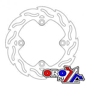 DISC BRAKE REAR CRF250L FLAME, MOTO-MASTER 110206 thumbnail 2