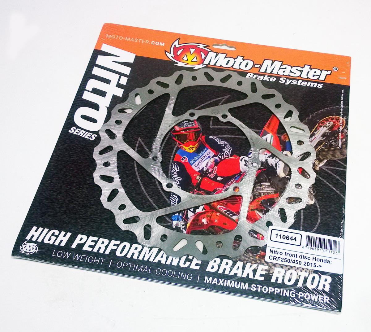 DISC BRAKE FRONT FIXED CRF 15-17, MOTO-MASTER 110644 HONDA image 1