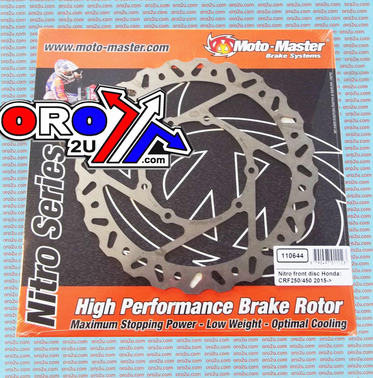 DISC BRAKE FRONT FIXED CRF 15-17, MOTO-MASTER 110644 HONDA thumbnail 3