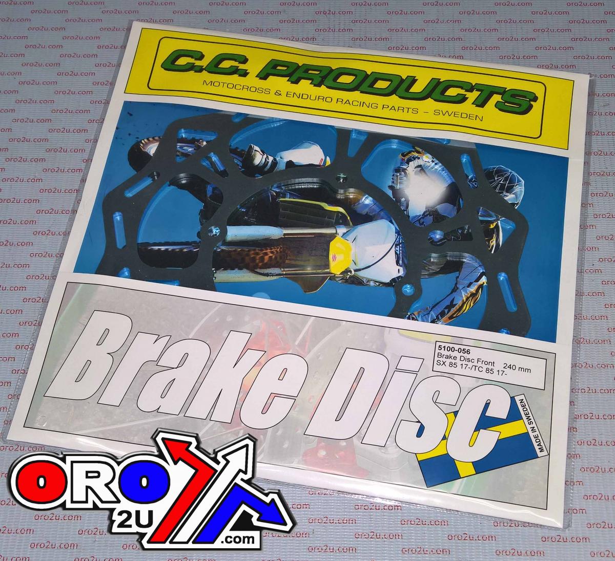 DISC BRAKE FRONT SX TC 85 2017, CROSS CENTER 5100-056 image 1