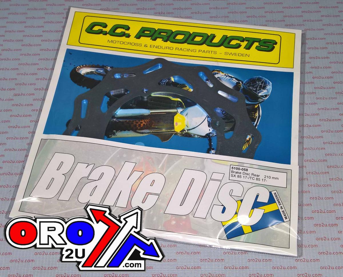 DISC BRAKE REAR SX TC 85 2017, CROSS-CENTER 5100-058 image 1