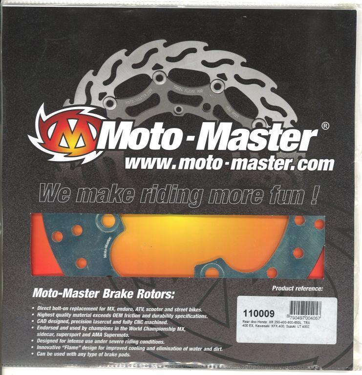 DISC BRAKE REAR XR ROUND, MOTOMASTER 110009 KFX400 thumbnail 2