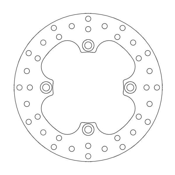 DISC BRAKE REAR XR ROUND, MOTOMASTER 110009 KFX400 thumbnail 3
