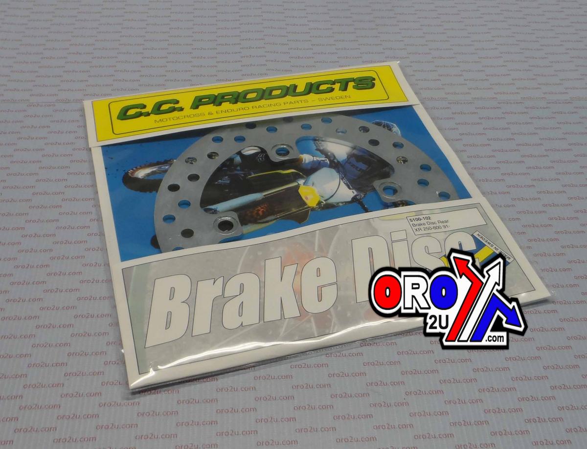 DISC BRAKE REAR XR ROUNDCC, CROSS-CENTER PRODUCT 5100-102 image 1
