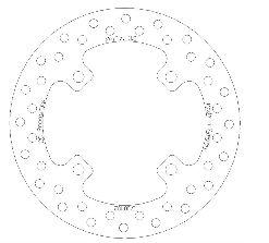 DISC BRAKE REAR XR ROUNDCC, CROSS-CENTER PRODUCT 5100-102 thumbnail 2