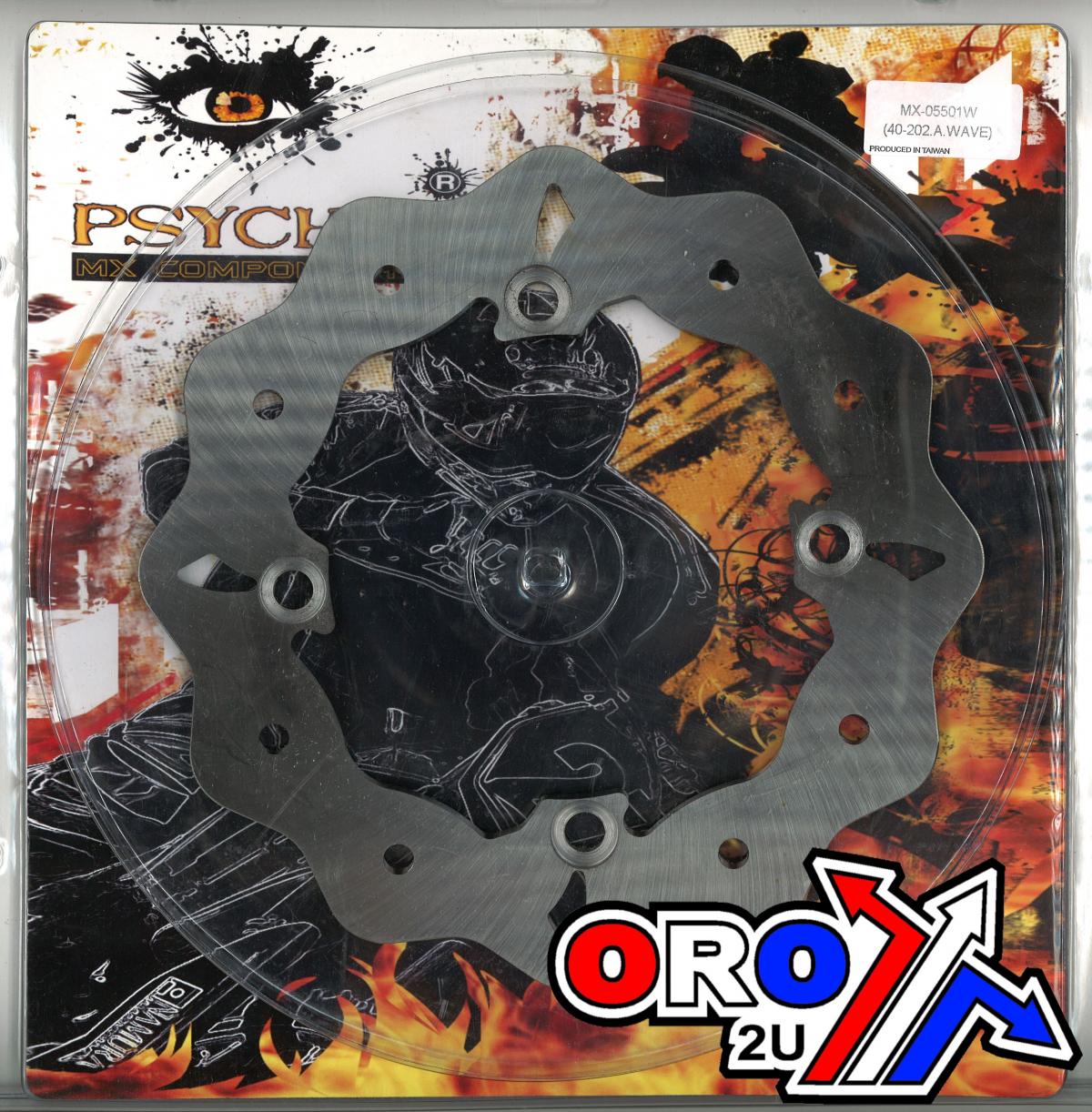 DISC BRAKE REAR CR125 250 500, PSYCHIC MX-05501W HONDA thumbnail 2