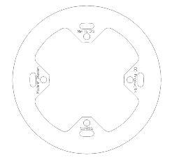 DISC BRAKE REAR CR 97-01 SOLID, CROSS-CENTER PRODUCTS 5100-25, 43351-KZ3-B00 thumbnail 2