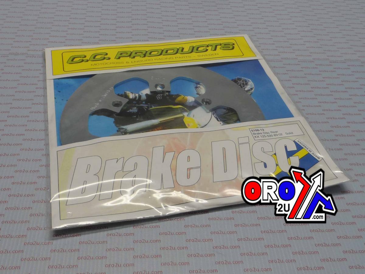 DISC BRAKE REAR KX KDX SOLID, CROSS-CENTER 5100-013 SOLD image 1