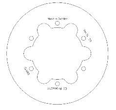 DISC BRAKE REAR HUSKY SOLID CC, CROSS-CENTER PRODUCT 5100-73 thumbnail 2