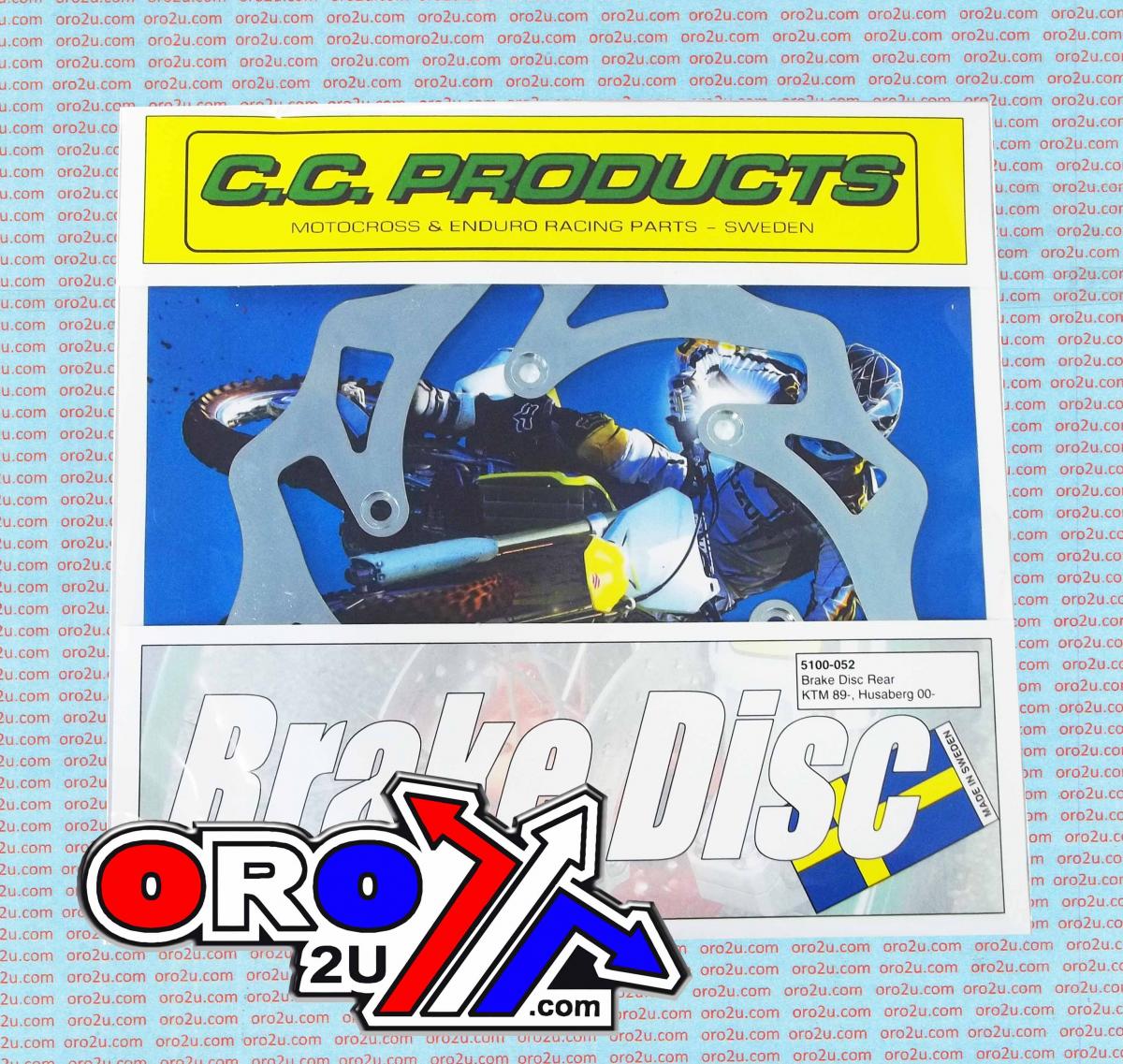 DISC BRAKE REAR KTM HUSABERG, CROSS-CENTER PRODUCT 5100-052 image 1