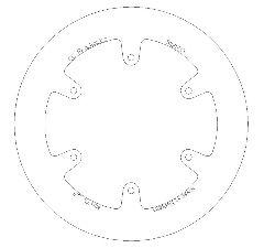 DISC BRAKE REAR KTM HUSABERG, BRAKE CROSS-CENTER 5100-053, 77310060000 thumbnail 2
