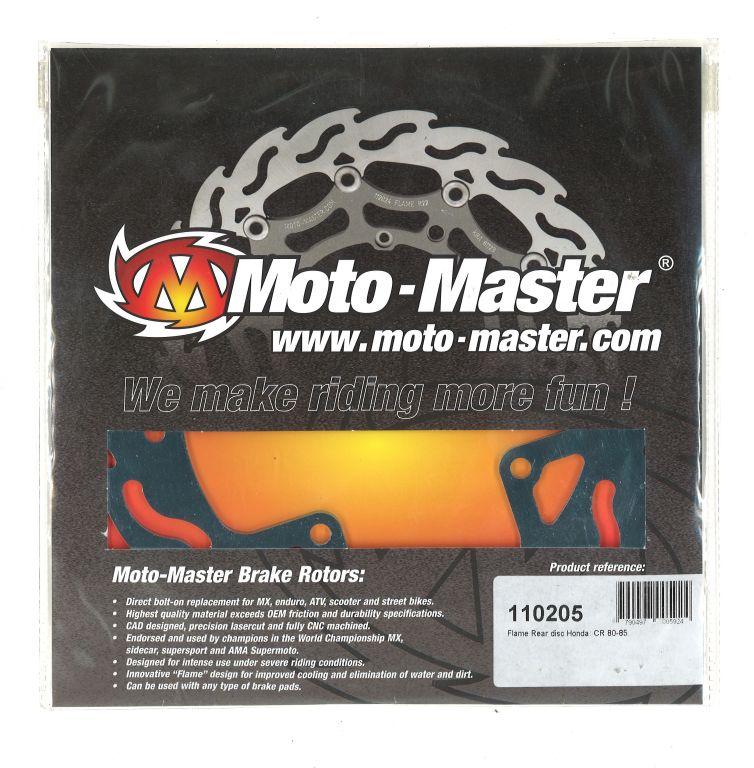 DISC BRAKE REAR CR80 CR85, MOTO-MASTER 110205 FLAME thumbnail 2