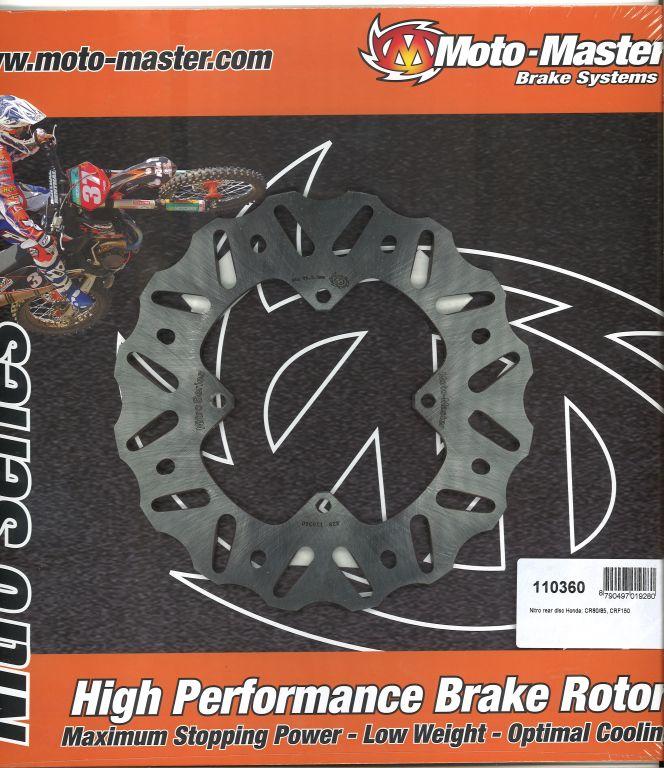 DISC BRAKE REAR CR80 CR85 MOTO, MOTO-MASTER 110360 image 1