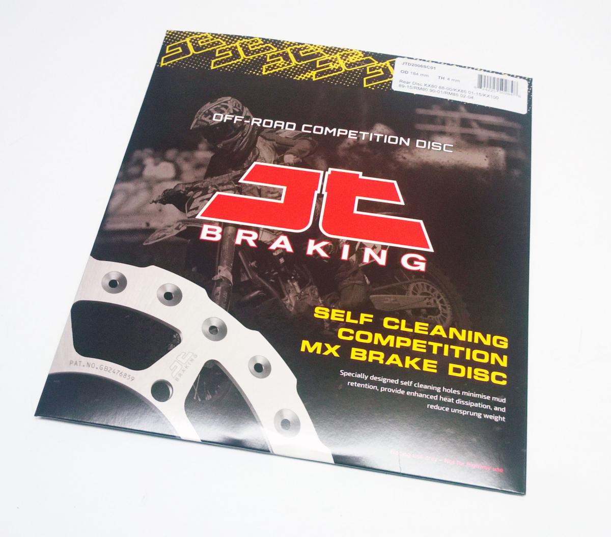 DISC BRAKE REAR KX80-85-100 JT, JTD2006SC01 KAWASAKI, SELF-CLEANING HOLES thumbnail 2