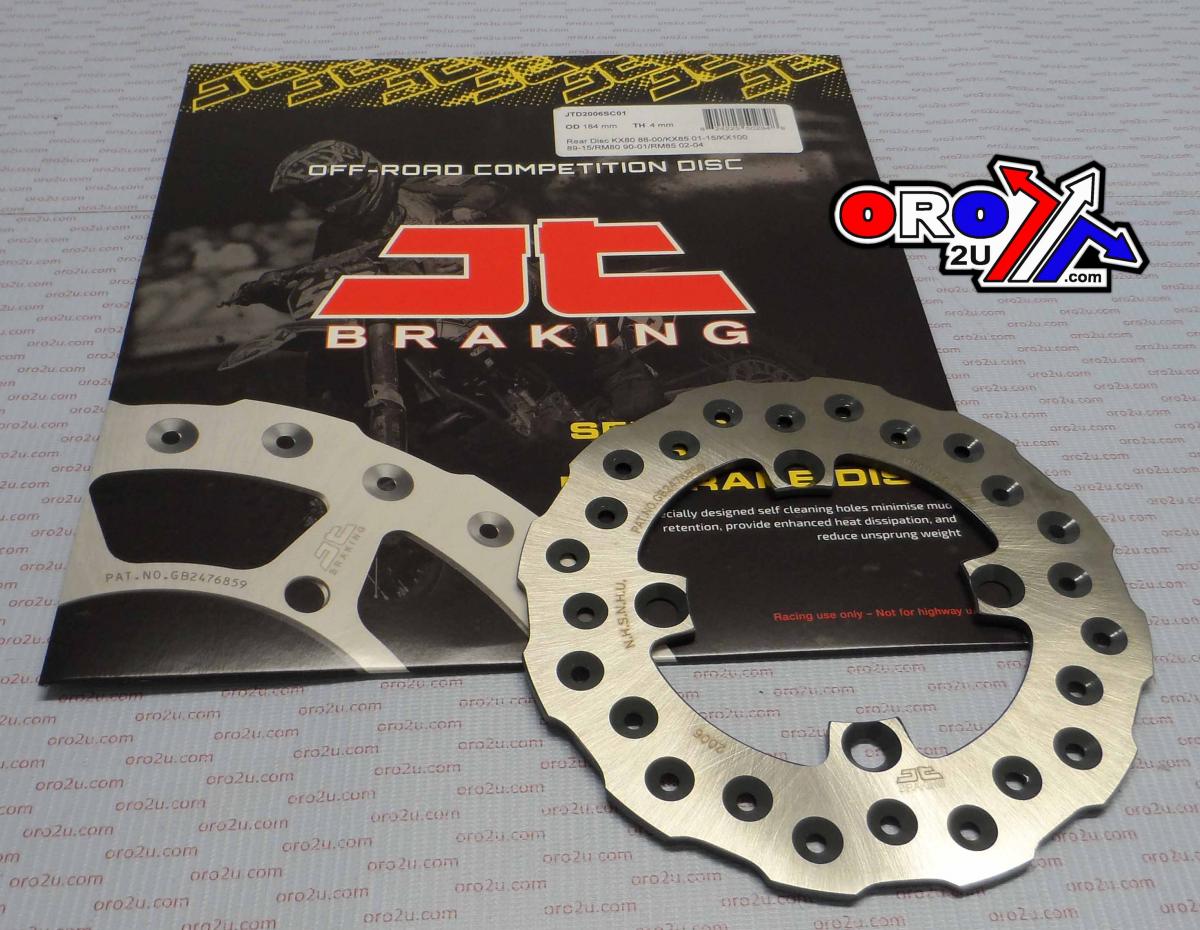 DISC BRAKE REAR KX80-85-100 JT, JTD2006SC01 KAWASAKI, SELF-CLEANING HOLES thumbnail 4