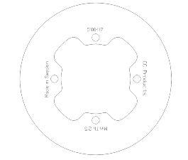 DISC BRAKE REAR KX85 01> SOLID thumbnail 2