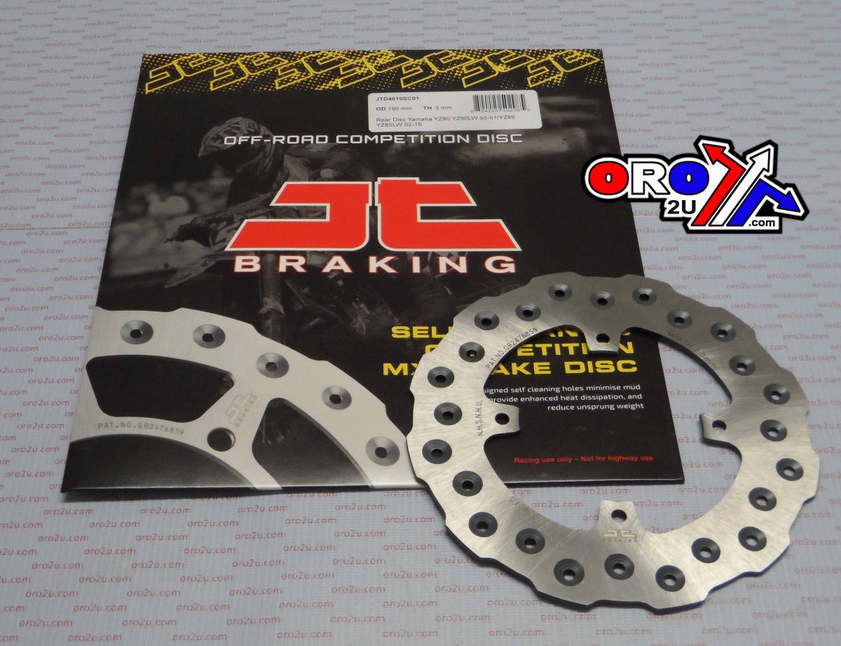 DISC BRAKE REAR YZ80 YZ85 JT, JTD4010SC01 YAMAHA, SELF-CLEANING HOLES thumbnail 4