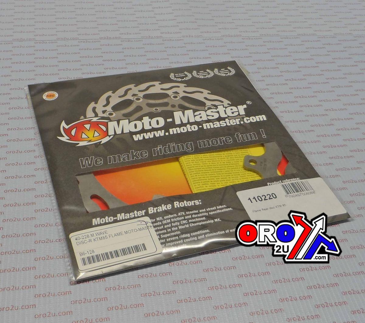 DISC BRAKE REAR YZ80/85 FLAME, MOTO-MASTER 110224 thumbnail 4