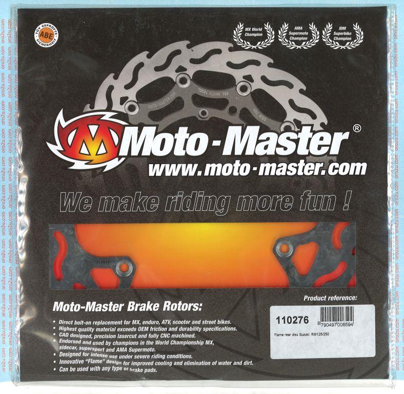 DISC BRAKE REAR RM FLAME, MOTO-MASTER 110276 image 1