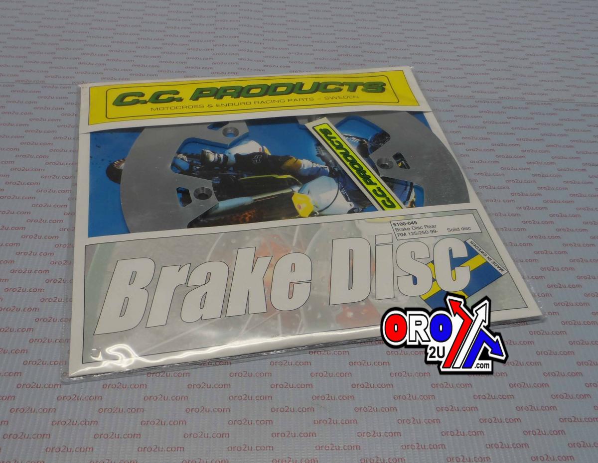 DISC BRAKE REAR RM SOLID CC, CROSS-CENTER PRODUCT 5100-45 image 1