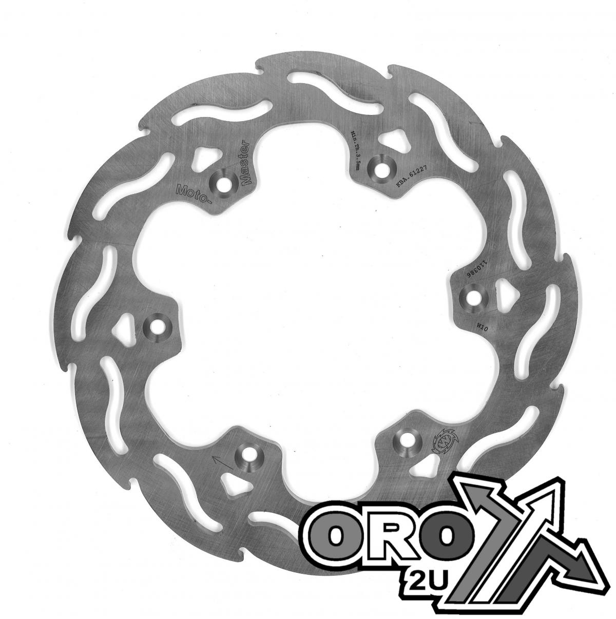 DISC BRAKE REAR YZ WR FLAME, MOTO-MASTER 110386 DT125 thumbnail 2