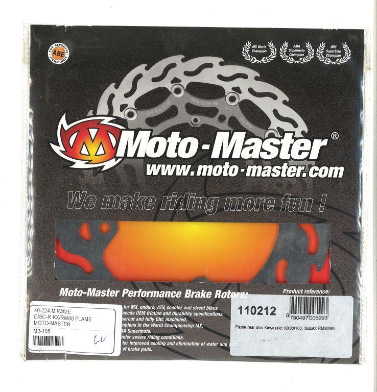 DISC BRAKE REAR KX RM 80 FLAME, MOTO-MASTER 110212 thumbnail 2
