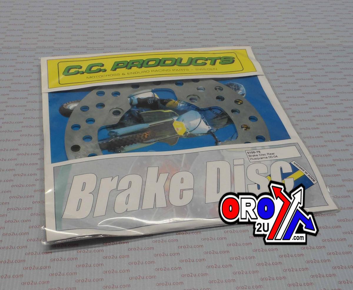 DISC BRAKE REAR HUSQ ROUND, CROSS-CENTER PRODUCT 5100-076 image 1