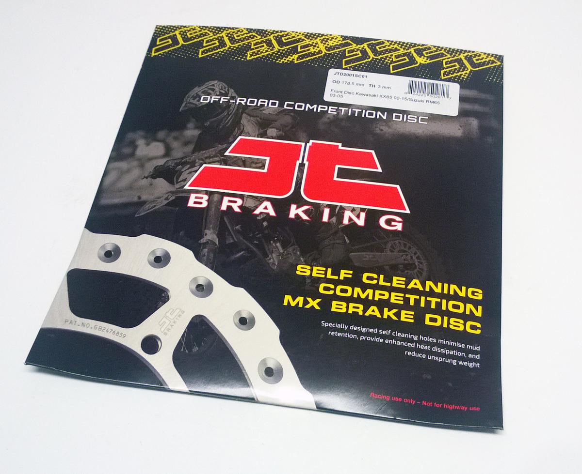 DISC BRAKE FRONT KX65 00-18 JT, JTD2001SC01 KAWASAKI, SELF-CLEANING HOLES thumbnail 2