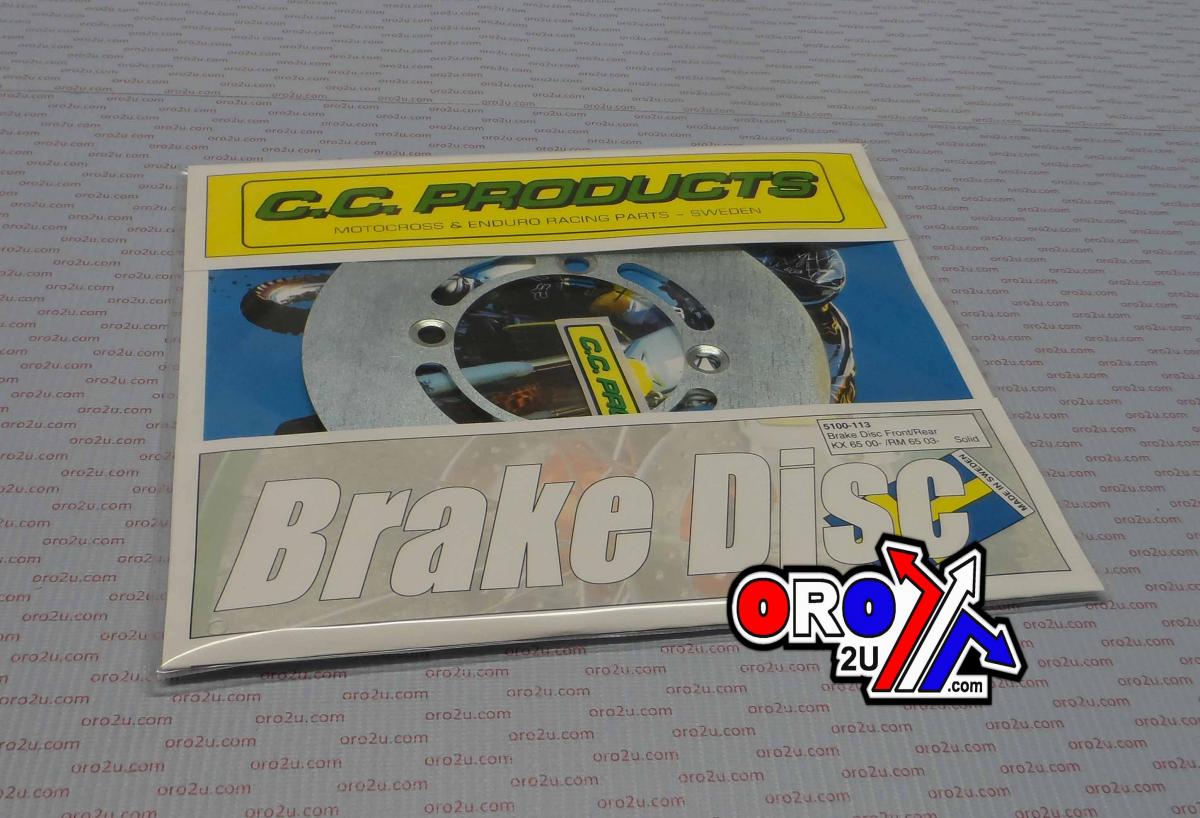 DISC BRAKE FRONT / REAR KX65, CROSS-CENTER PRODUCT 5100-113 thumbnail 2