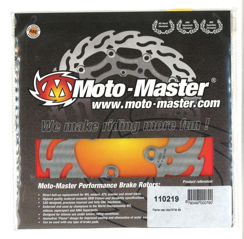 DISC BRAKE REAR KTM65 FLAME, MOTO-MASTER 110219 thumbnail 2