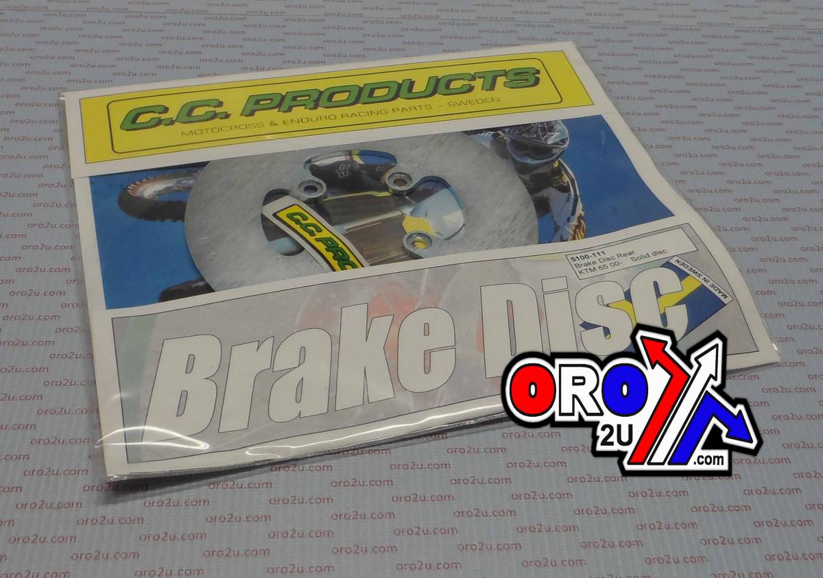 DISC BRAKE REAR KTM65 SOLID CC, CROSS-CENTER PRODUCT 5100-111 image 1