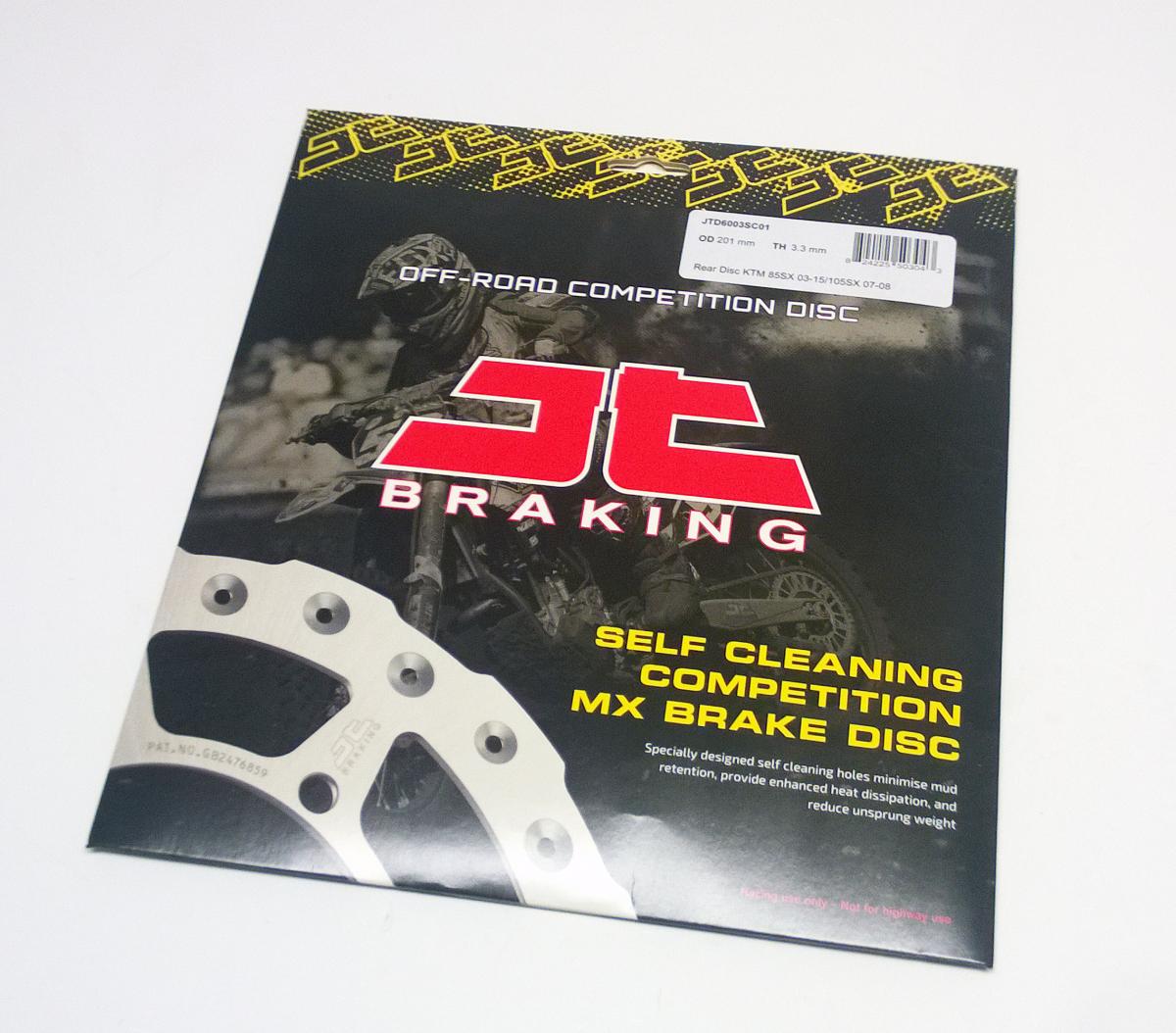 DISC BRAKE REAR KTM 85 JT, JTD6003SC01, SELF-CLEANING HOLES image 1