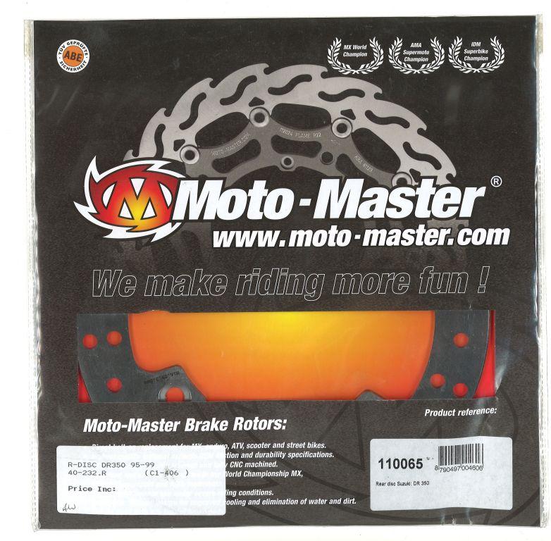 DISC BRAKE REAR DR350 95-99, MOTO-MASTER 110065 thumbnail 2
