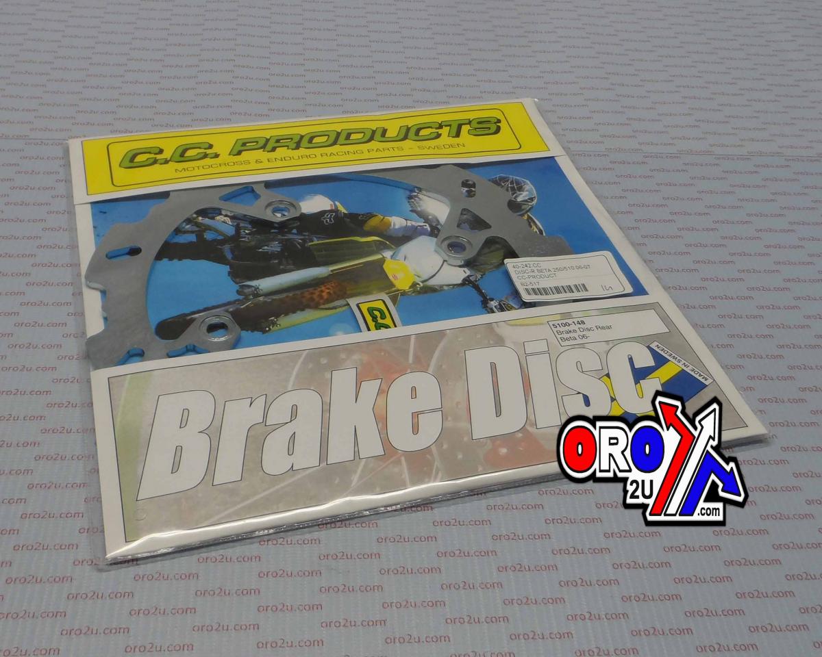 DISC BRAKE REAR BETA 250 450, CROSS-CENTER PRODUCT 5100-148 image 1