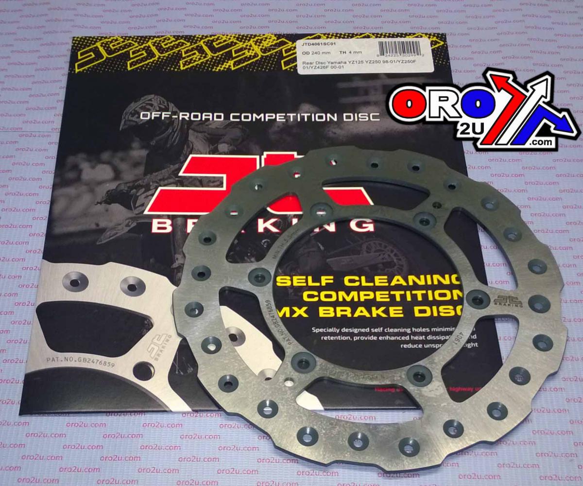 DISC BRAKE REAR YZ 98-01 JT, JTD4061SC01 YAMAHA YZF400/426, SELF-CLEANING HOLES thumbnail 3