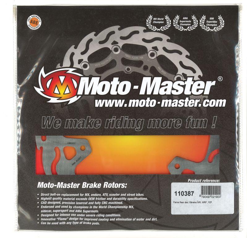 DISC BRAKE REAR YZ 98-01 FLAME, MOTO-MASTER 110387 YAMAHA thumbnail 2