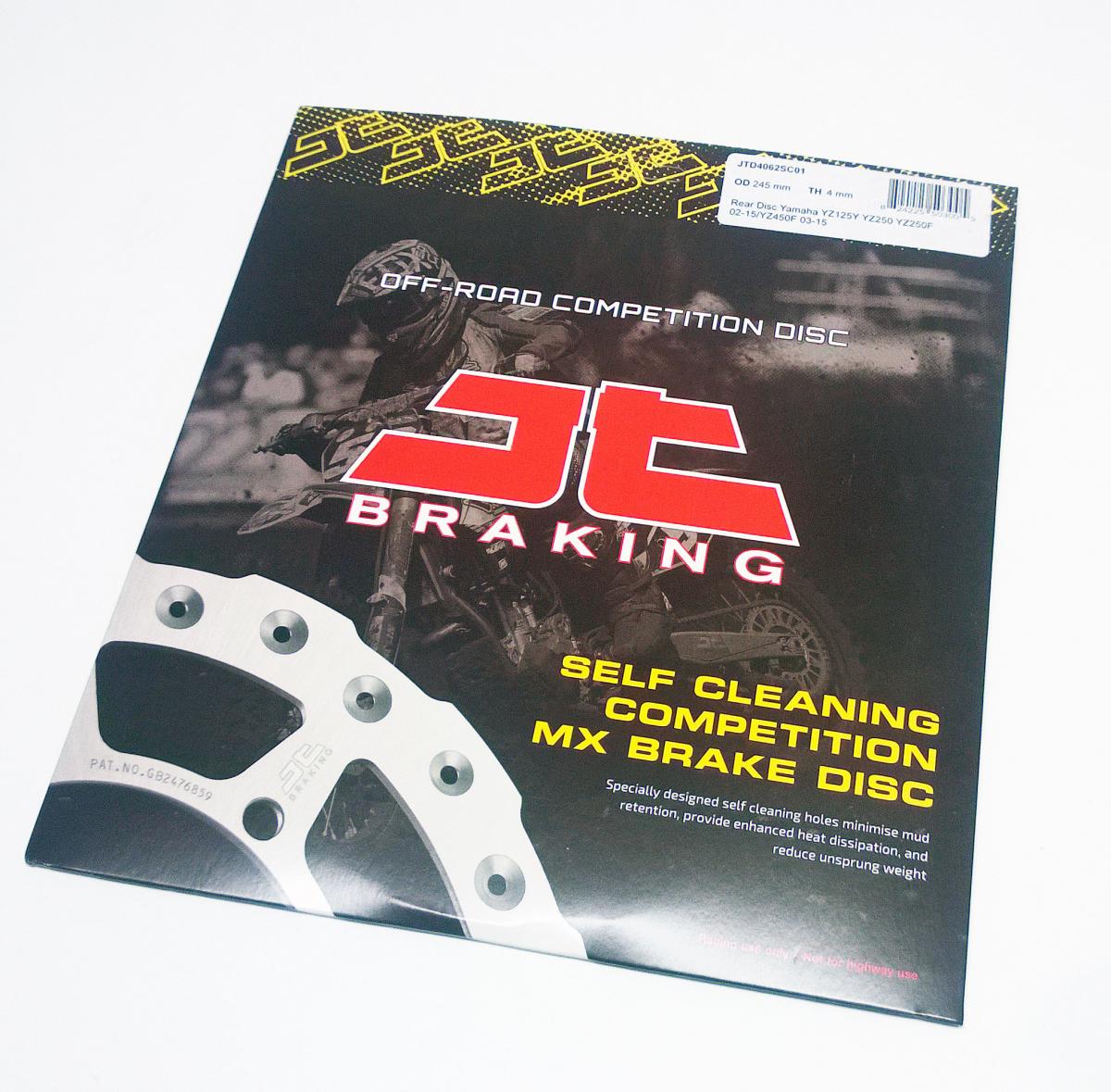 DISC BRAKE REAR YZ YZF JT, JTD4062SC01 YAMAHA WRF, SELF-CLEANING HOLES thumbnail 2