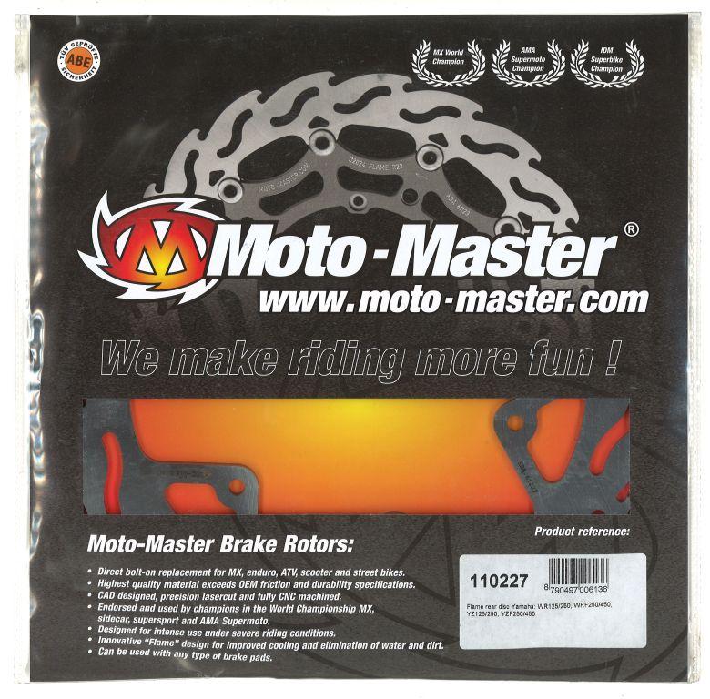 DISC BRAKE REAR YZ YZF FLAME, MOTO-MASTER 110227 thumbnail 2