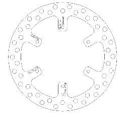 DISC BRAKE REAR YZ YZF OEM 02 thumbnail 2