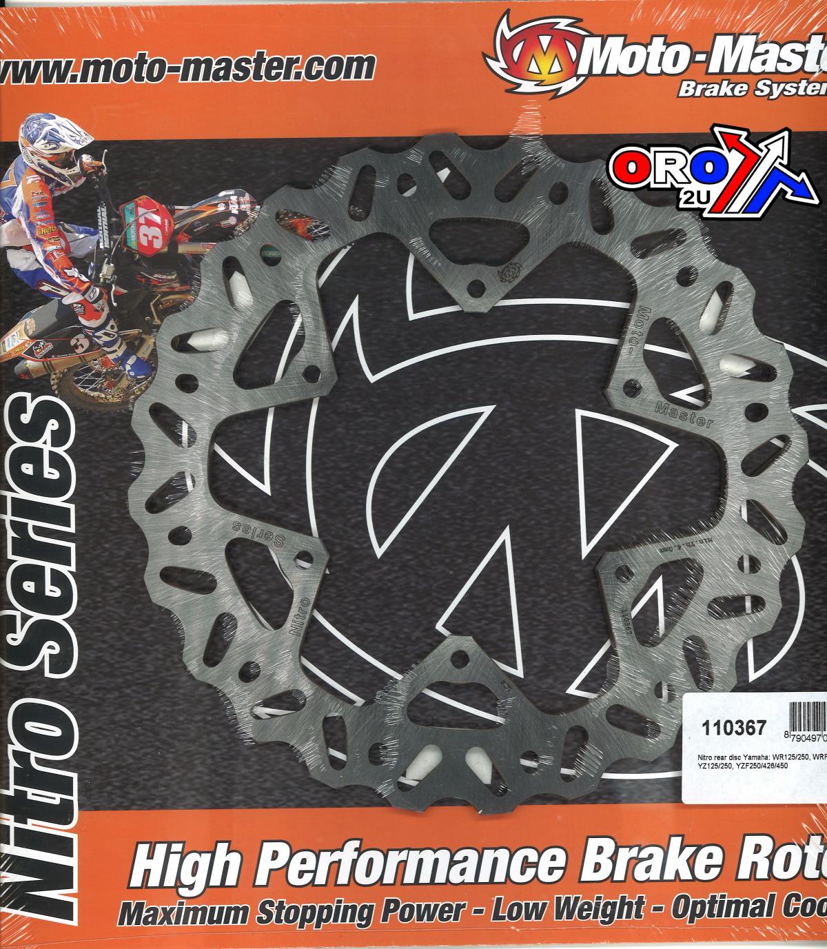 DISC BRAKE REAR YZ YZF, MOTO-MASTER 110367 thumbnail 2