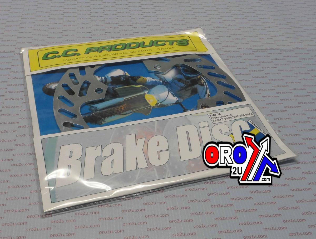 DISC BRAKE REAR KX KXF ROUND, CROSS-CENTER 5100-018 image 1