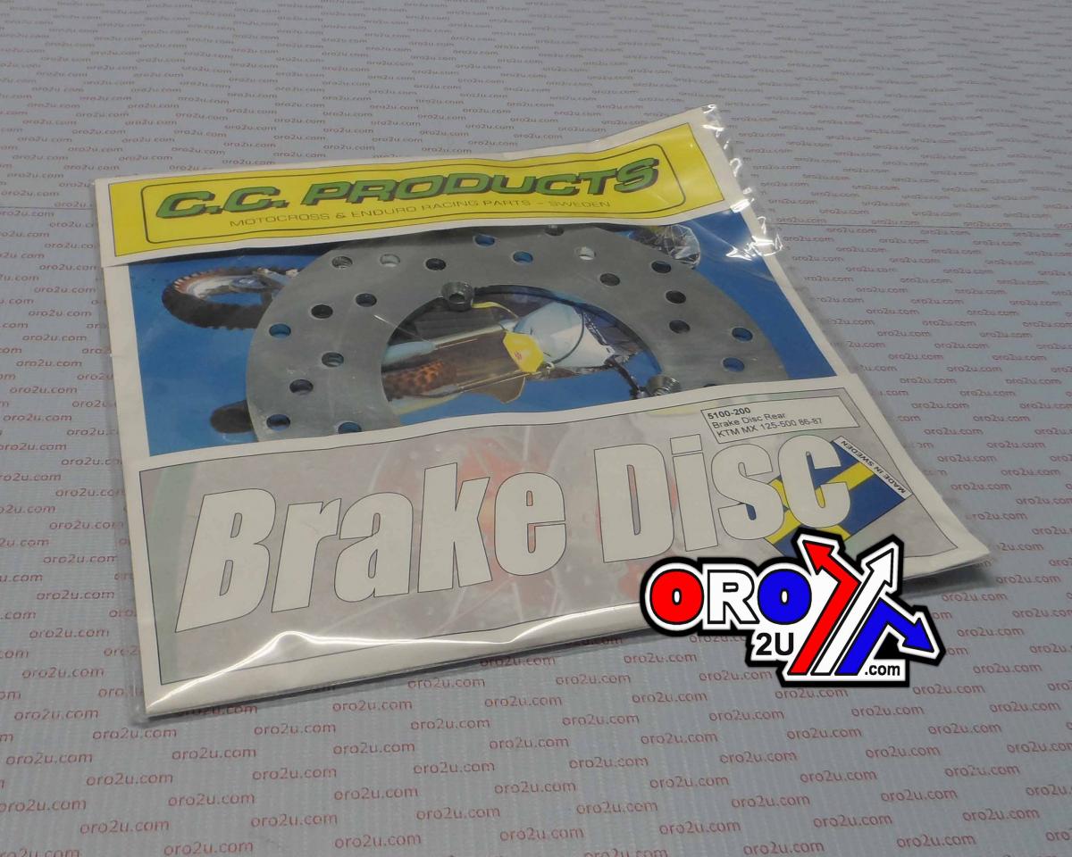 DISC BRAKE REARKTM 86-87, CROSS-CENTER PRODUCTS 5100-200 image 1