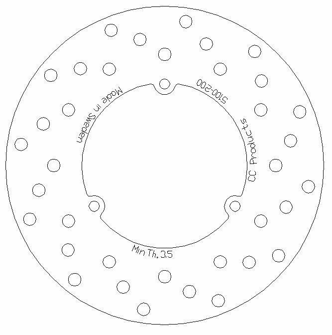 DISC BRAKE REARKTM 86-87, CROSS-CENTER PRODUCTS 5100-200 thumbnail 2