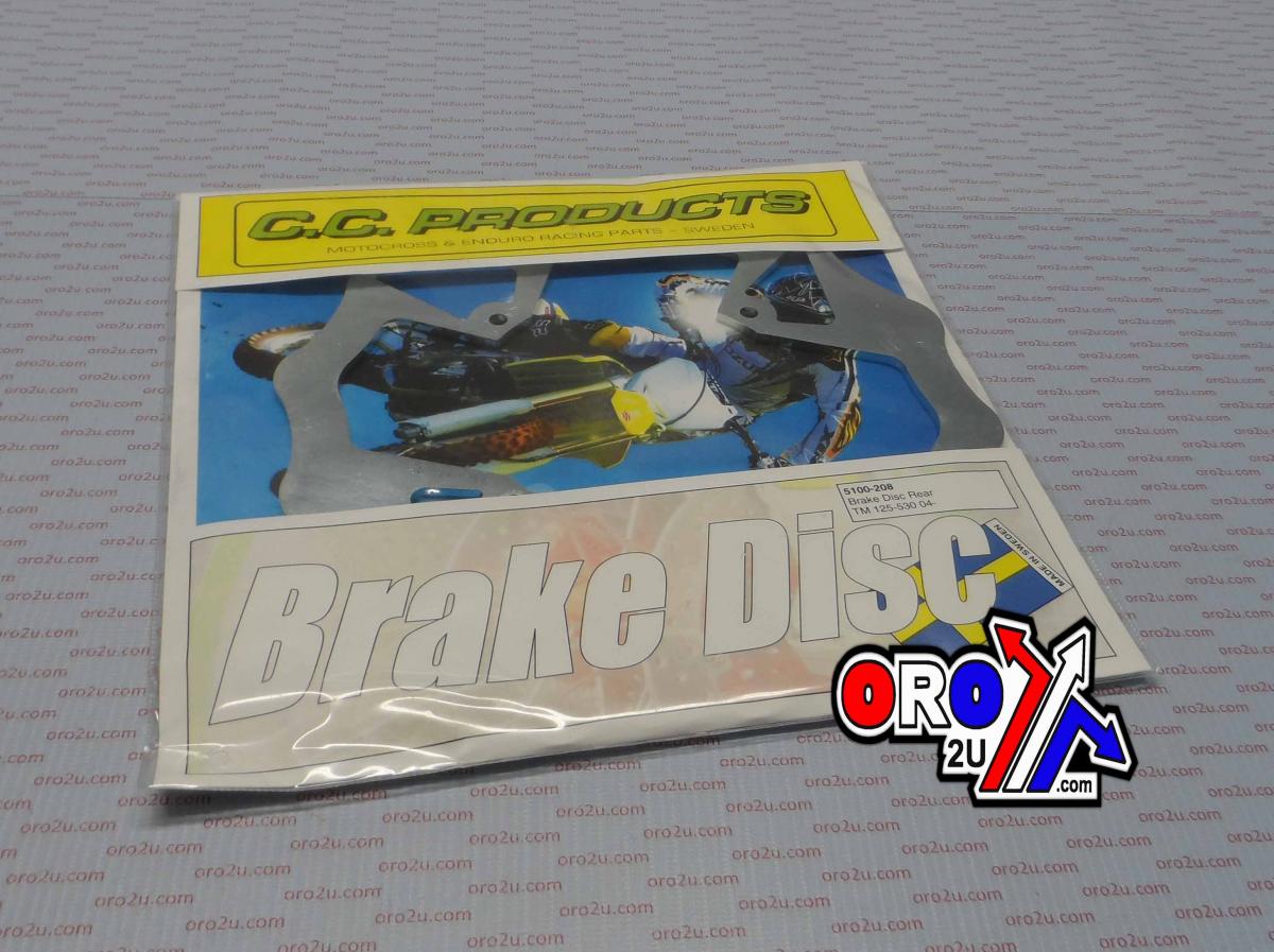 DISC BRAKE REAR TM 04 ROUND, CROSS-CENTER PRODUCT 5100-208 image 1