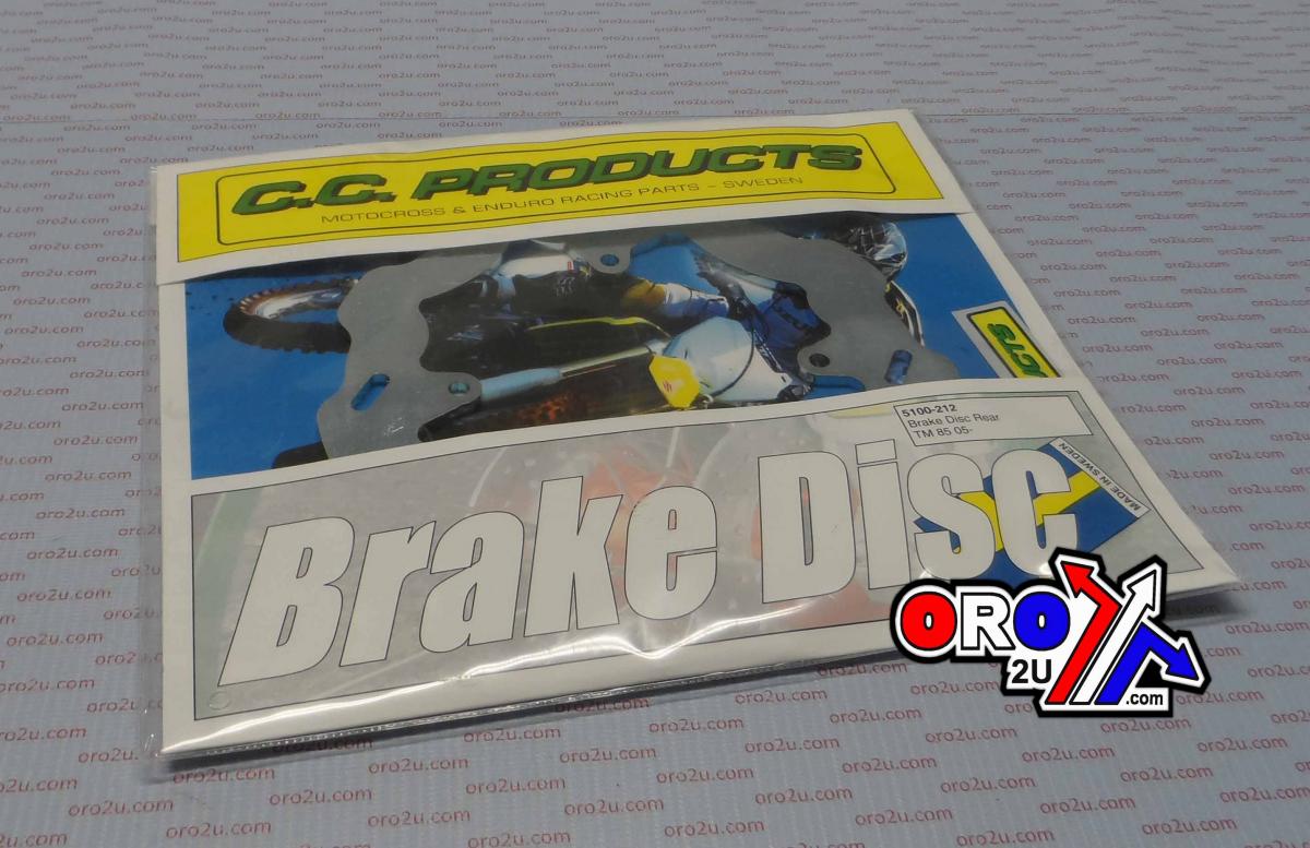 DISC BRAKE REAR TM85 05-ON CC, CROSS-CENTER PRODUCT 5100-212 image 1