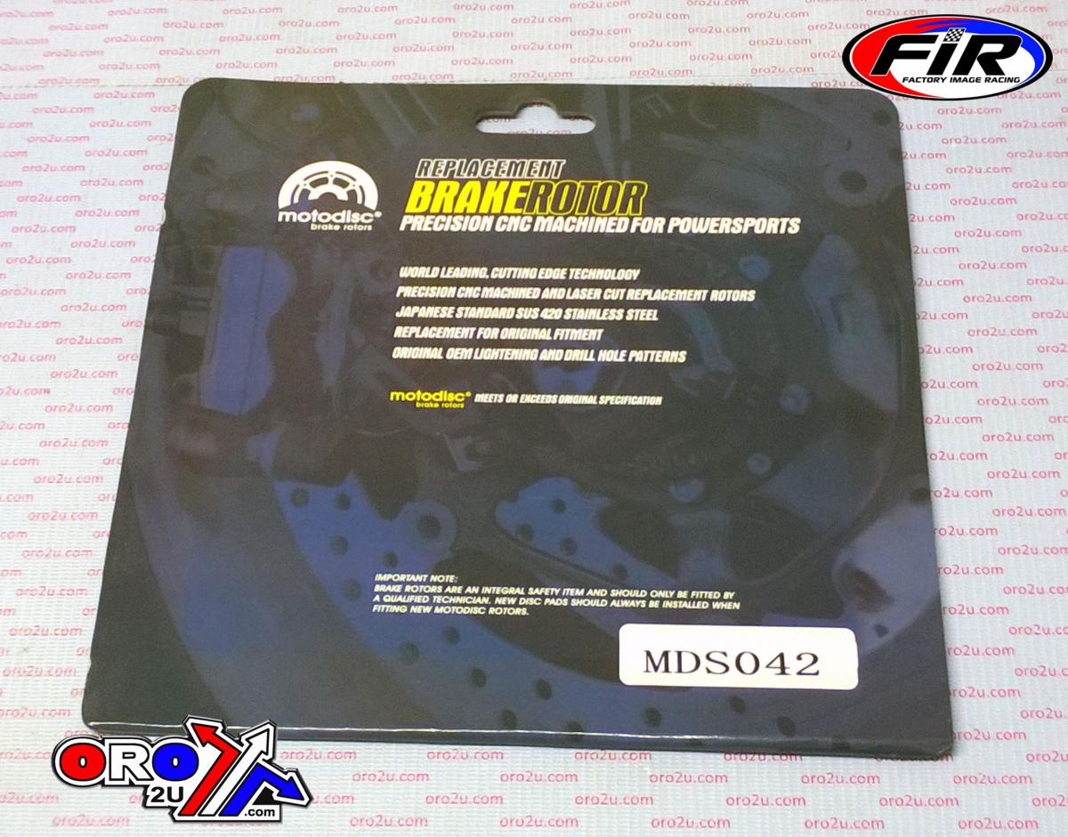 DISC BRAKE FRONT YAMAHA YFM YFZ MDS042 QUAD ATV thumbnail 2